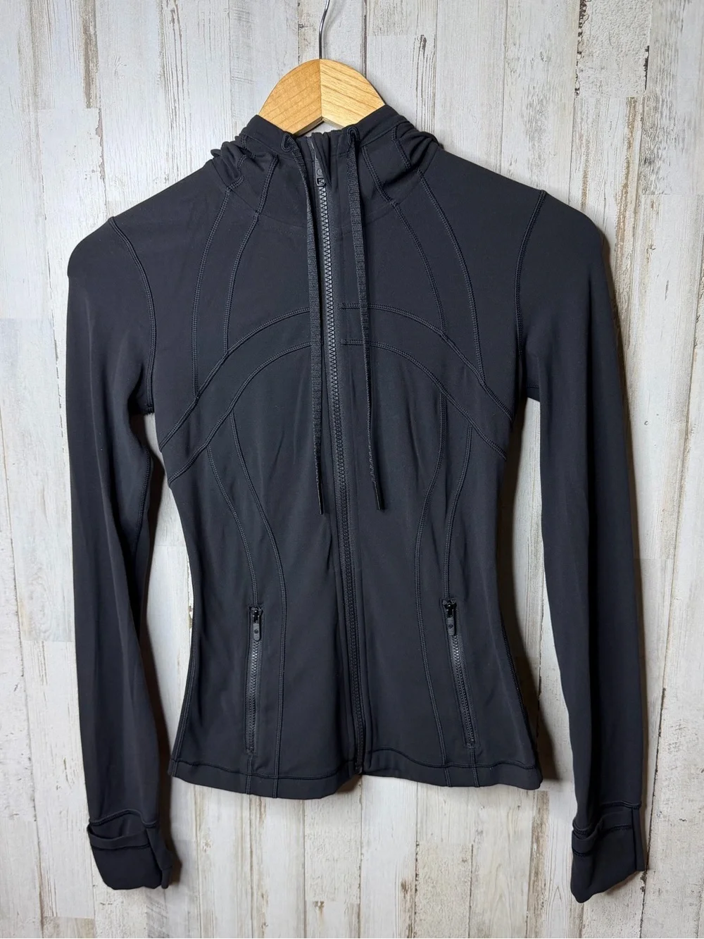 lululemon athletica Black Define Hooded Nulu Jacket